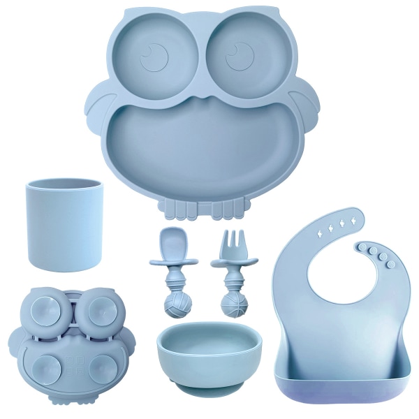 Eule Silikon geteilte Saugplatte set