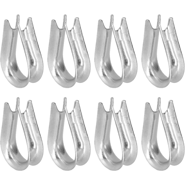 50 stk rustfritt stål kabelhylse kabelrigging verktøy riggingshylser seilhylse (M4（4mm）