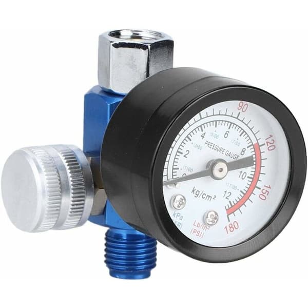 1/4” Lufttryksregulator, Lufttryksregulator til sprøjtepistol, Malingspistol, Trykregulatorventil, Trykregulatorventil, Adgang