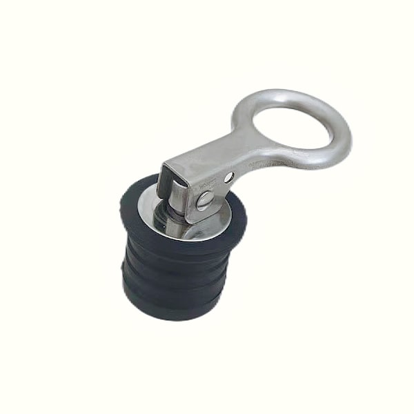 32mm dreneringsplugg Marine Boat Messing dreneringsplugg for huller Båt Transom dreneringsplugg Båt Bung dreneringsplugg(1 stk, Sølv)