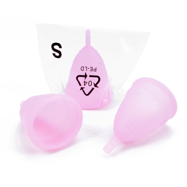 Myk menstruasjonskopp - Beste følsomme, gjenbrukbare menstruasjonskopp - 12 timer - Tampon