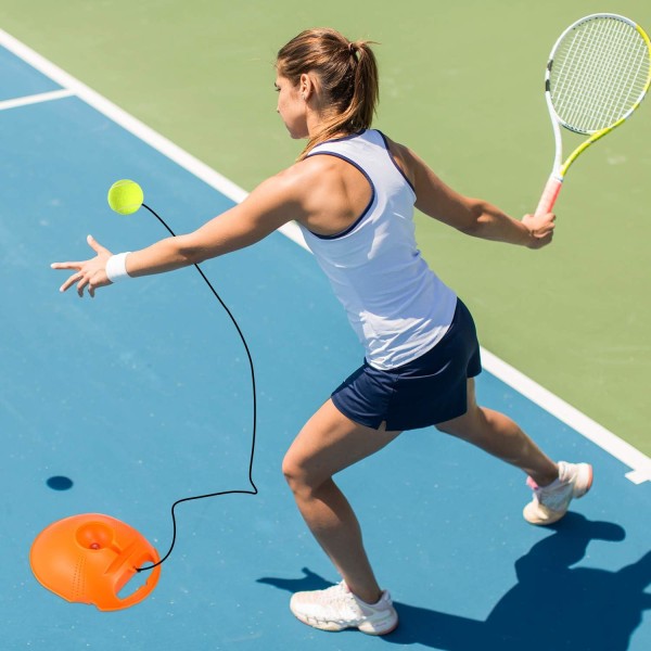 6-pack tennis träningsbollar med snöre - Självträningsbollar för tennis