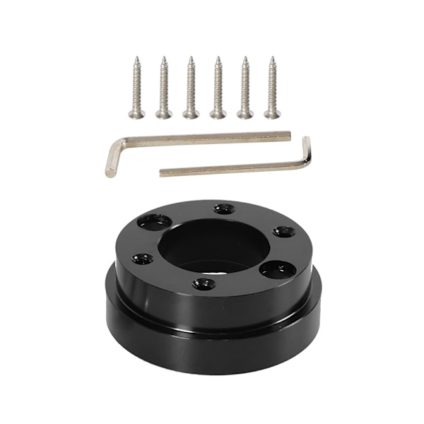 2,76 tommer ratadapter, aluminiumslegering ratkontrol adapter til Logitech G25 G27 G29 G920, til Momo, til Sparco og (13-14 tommer