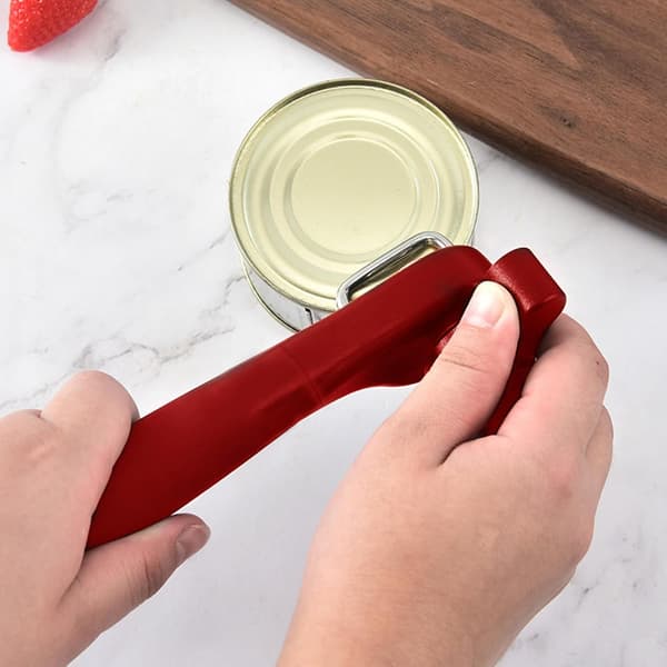 Dåseåbner, sikker manuel dåseåbner, ergonomisk skridsikkert design, 2 i 1 dåseåbner