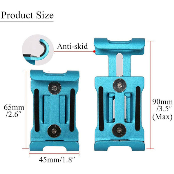 Roam Bike Phone Mount - Justerbart styre for motorsykkeltelefonfeste for