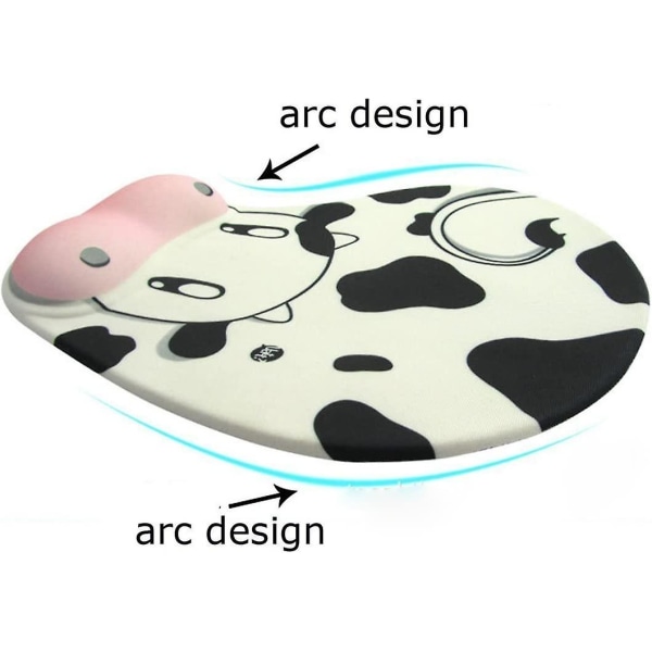 Cartoon Wrist Protected Computer Decoration Gel Mouse Pad Cow