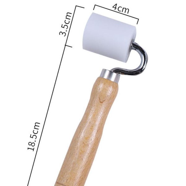 Håndtryk POM Tapetrulle DIY Værktøj Trærulle, 18*4cm