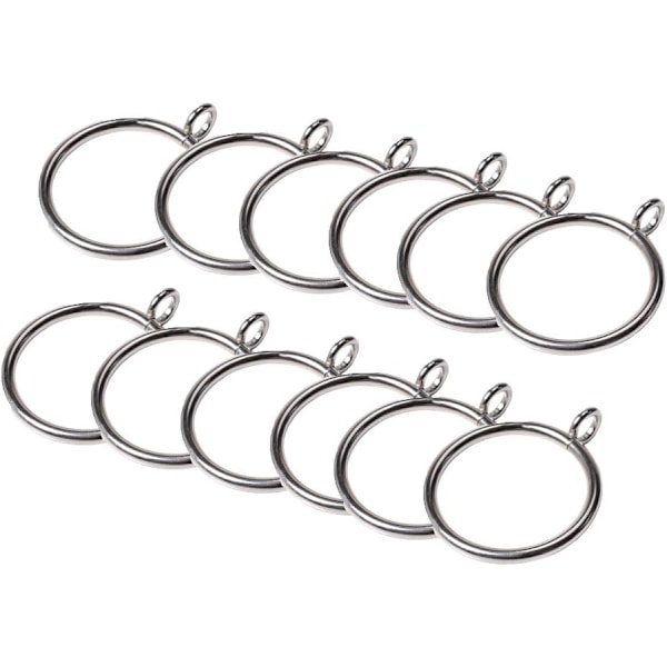12 st 55 mm diameter rostfria gardinringar gardinkrokar S