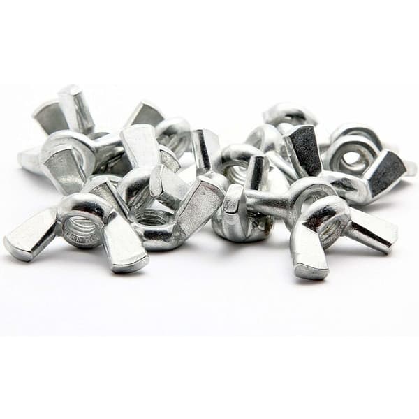 INDUSTRIELLE Vingmutter M8 Galvanisert Stål Vingmutter Assortert 25 PCS Vingmutter