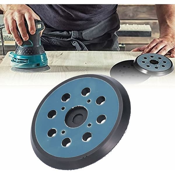 Klett-slibepuder, Quick Install Sander Back Pad til slibemaskiner (2 stk)