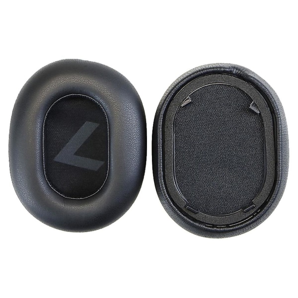2 st PU-läder öronkuddar öronproppar svampöverdrag för Plantronics Backbeat Go 8