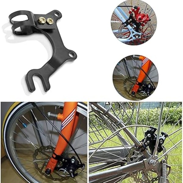 2 stk. Cykelskivebremsebeslag, Cykelskivebremsadapter, Bremse Fram