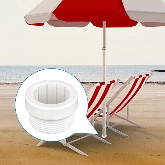 4 stk. poolparaply stabilisatoradapter, gevind poolparaply ærme