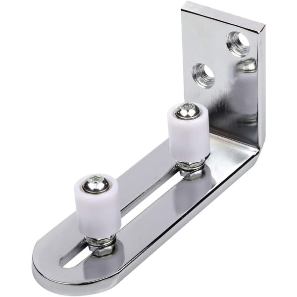 Justerbar skydedørsguide Metal vægmonteret dørguide Guide Ladeport Guide Rollers