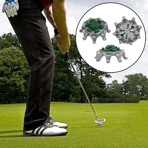 16 st golfspikar, lätta att byta, mjuka och snabba, 2,5 cm x 1,0 cm