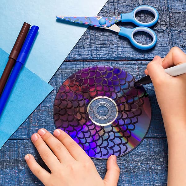 2 läpinäkyvää akryyli-CD-levyä