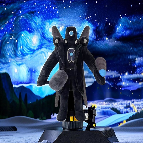 Skibidi Toilet Toy Plush, Cameraman Plush, Speakerman Plush. Sjov og