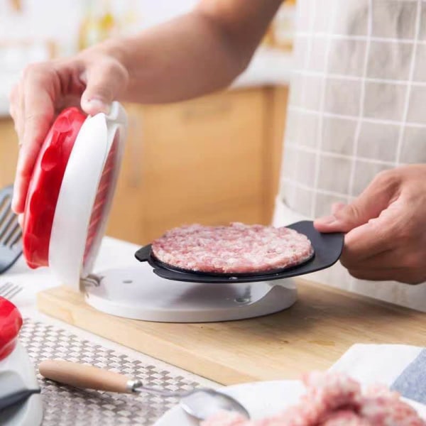 Non-Stick Justerbar Hamburger Press Form Chop Steak Köttpress för biffar