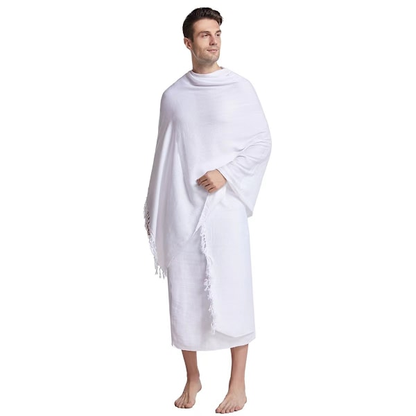 Til mænd til Hajj og Umrah - 2 håndklæder 105*210cm