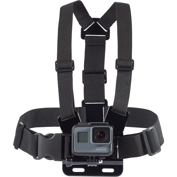 Justerbar bryststøttesele for GoPro-kameraer (kompatibel med GoPro H