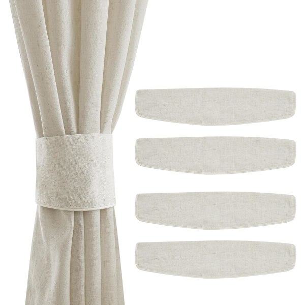 VelcroCurtain solmiot, paksut pellavaverhot - yhteensopivilla solmioilla