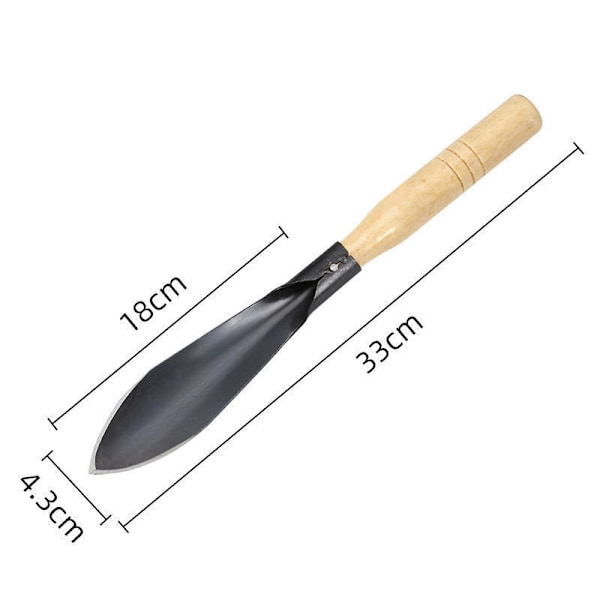 Hagespade - Multifunksjonell Flat Spade i Stål - Ugressutstyr Multifunksjonelle Hageverktøy for Hage, Plen, Gård, Hage og Hagetilbehør