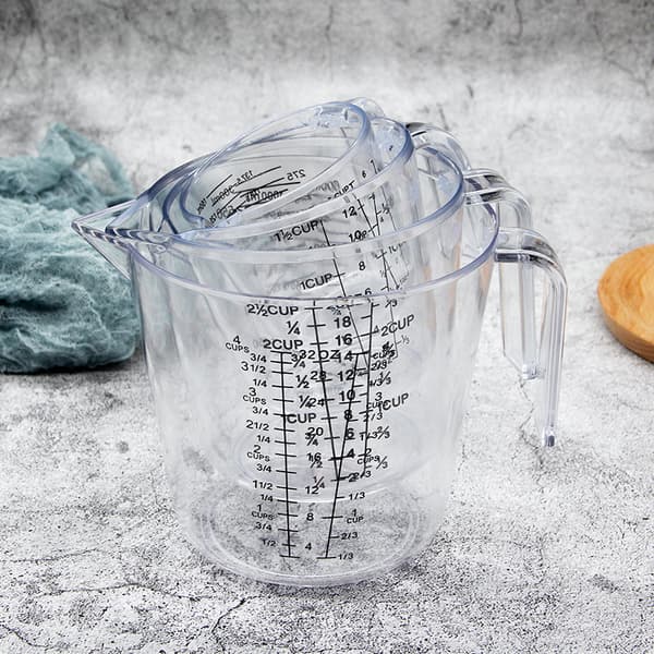 2 st Plastmätkopp Bakkopp Plastmätkopp med