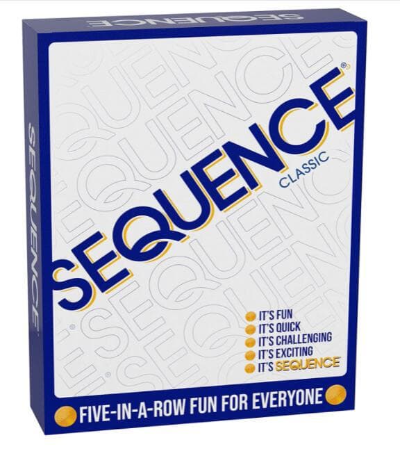 Engelsk versjon av SEQUENCE-spillet Sequence maze fancy backgammon