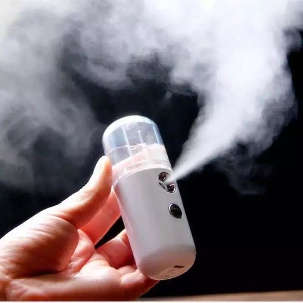 Ansigts Spray Nano Spray Mist Luftfugter Hydrerende Vand Bærbar Hvid