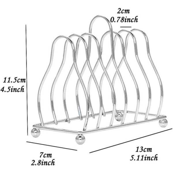 Toaststativ, 6 skiver, 13*11*7cm