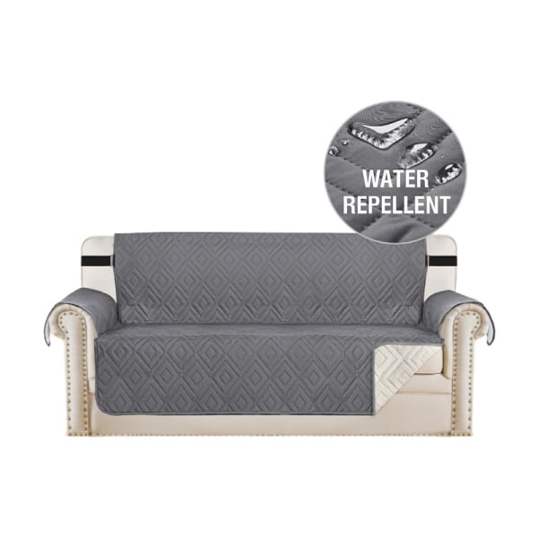 Sofaovertrekk, Sofaovertrekk, Sofaovertrekk, Maskinvaskbar (grå, 70 tommer)