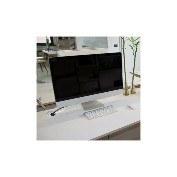 kabelgennemgang med børste til skrivebord, bordplade på 1 Design: krom Diamet
