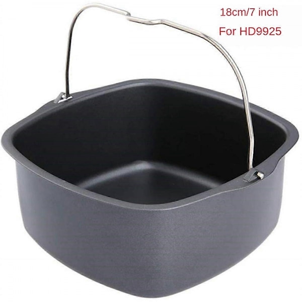 7-tums Bakform för HD9925/HD9860/HD9905/01 Air Fryer, Non-Stick Bakplåtstillbehör