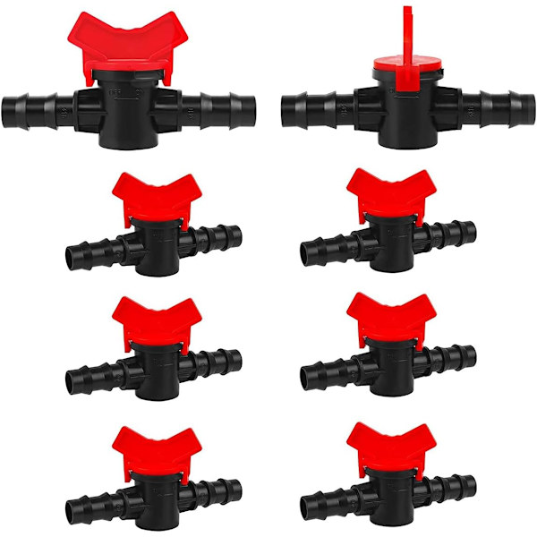 8 stk hageslangekran, slangevanningsventil 10,1 cm