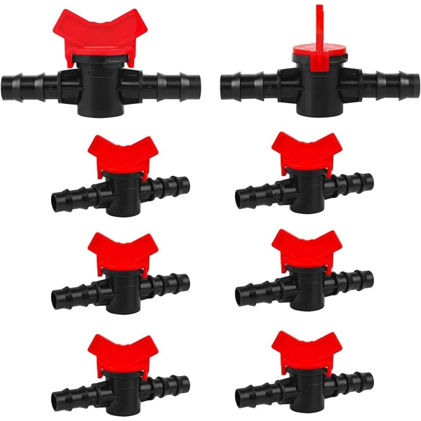 8 stk. havehane til slange, slangevandingsventil 10,1 cm