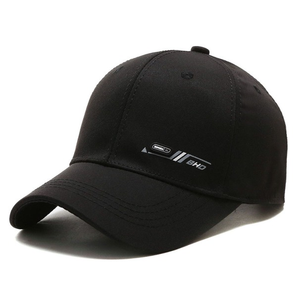 Unisex Baseball Caps Mænd Komfortable Sports Hat Justerbar Åndbar Minimalisme Solhatte Peaked Cap Sort