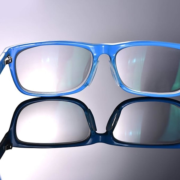 18 par glasögon näskuddar glasögon självhäftande silikon halkfri (transparent, 1,5 mm)