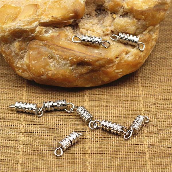 90 set 4mm x 14mm skruvtyp spänne fat skruv spännen skruv twist spännen