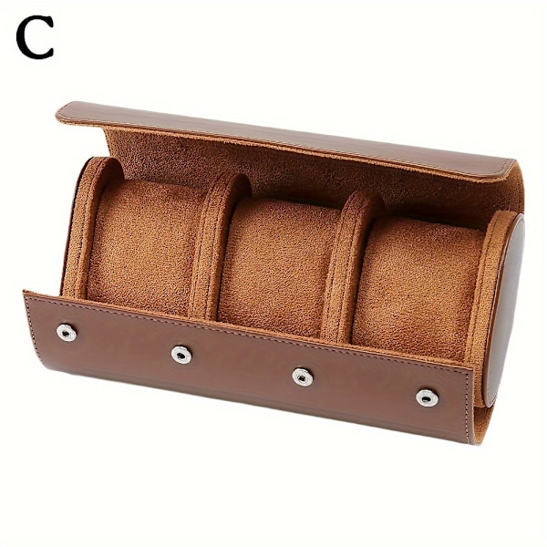 Watch Roll Travel Case 3 Watch Display Storage Watch Case Display Organizer and Storage Jewelry Box 3 Slots Watches Accessory Gift