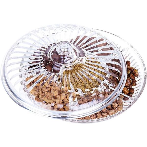 Hushållsfrukt snacksbricka set bricka transparent fruktlåda