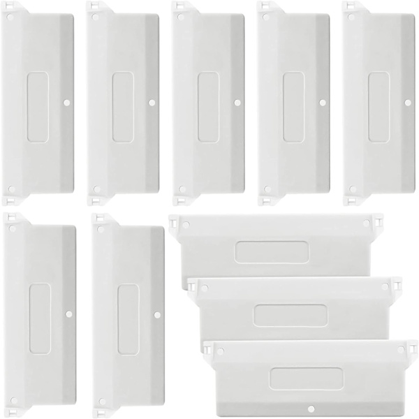 Californiske blindvektplatevekter for vertikale persienner 10 PCS vertikale