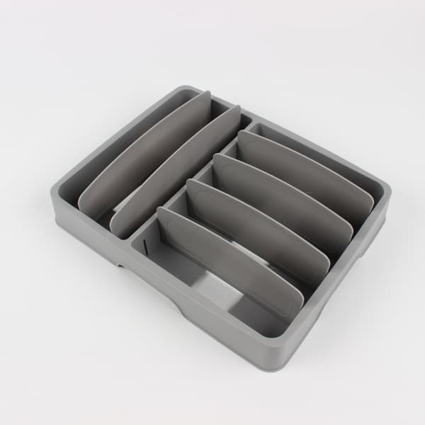 Harmaa bambu modulaarinen aterintaso