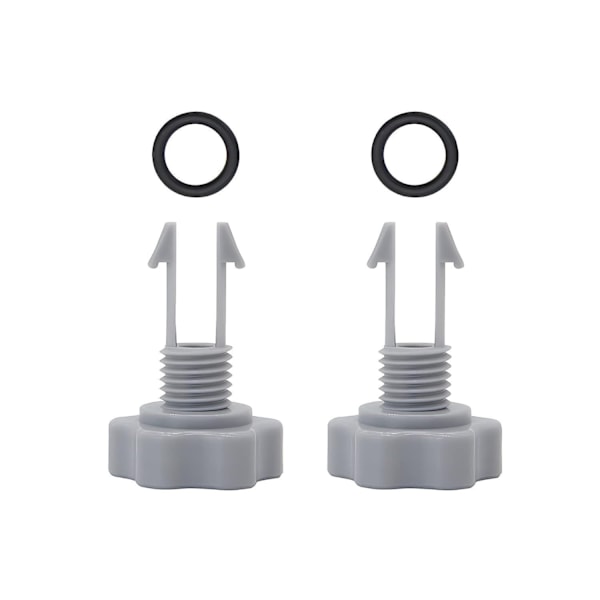 2 stk. udskiftning af luftfrigivelsesventil og O-ring til Intex 10460 10264 filter