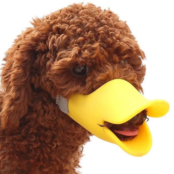And Muzzle Silikone And Muzzle Maske Til Hunde Anti Bid Stop Gøen Lille