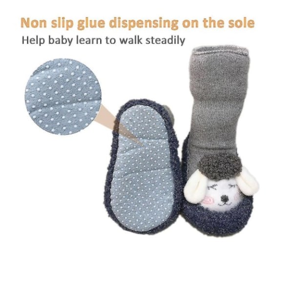 Barn Småbarn Sula Icke-halkande Inomhus Golvtofflor Baby Pojke Flickor Andningsbara