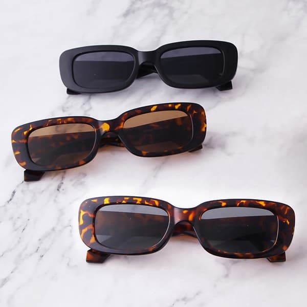 Unisex solbriller Leopard print
