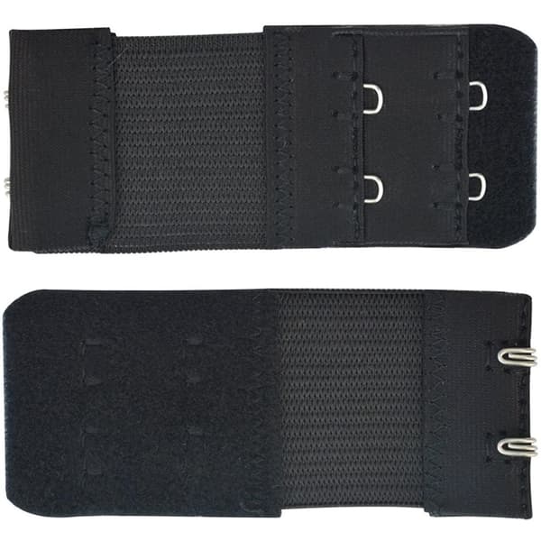 BH-förlängare Dubbla krokar Vit/Svart/Beige 3-pack