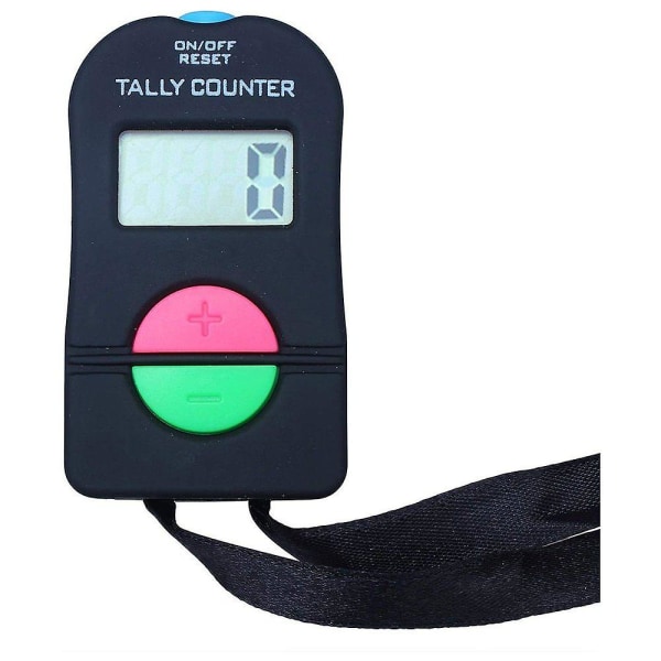 Digital Hand Tally Counter Elektronisk manuell klikker Legg til/trekk fra golfmodus