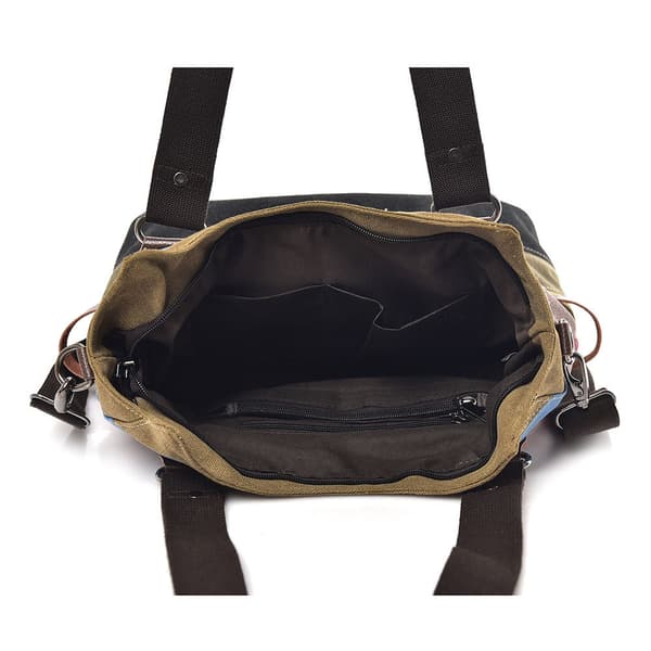 Messenger Skuldertaske i Canvas