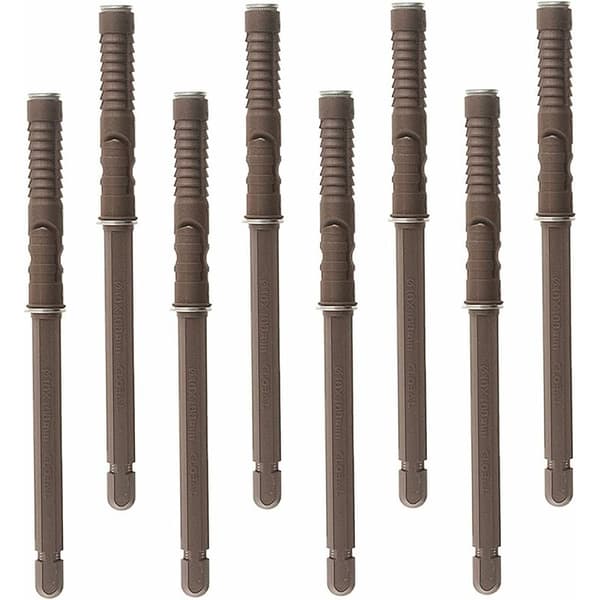 8-pack 10x100 mm dolda flytande konsoler, väggmonterade hyllkonsoler, kraftiga osynliga konsoler